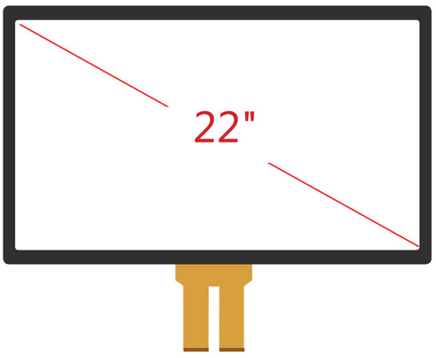 PCT 22&quot; touch screen capacitivo sporgente per lo Smart Home, contatto multi- del punto