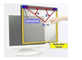 Tocchi efficiente alto a 55 pollici LCD del touch screen ottico della Tabella di tocco e della parete
