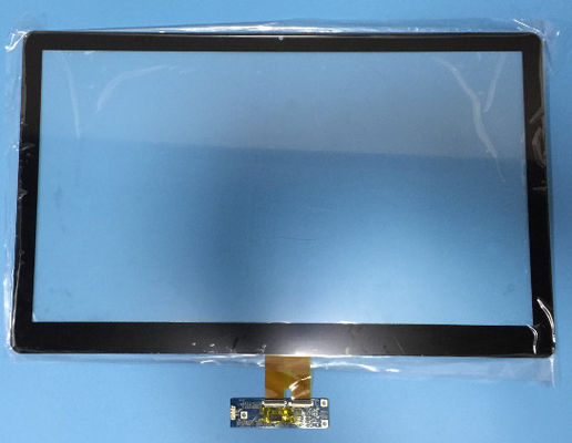Touch screen capacitivo proiettato da 18,5 pollici con multi touch a 10 punti e elevata trasmissione della luce