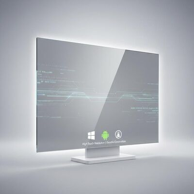 Pannello tattile capacitivo proiettato compatibile con Windows, Android e Linux, caratterizzato da alta risoluzione tattile e costruzione durevole
