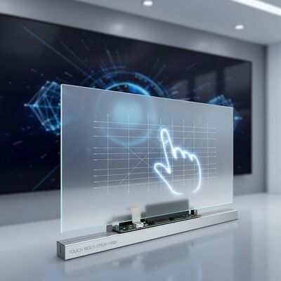 Sensore capacitivo proiettato antiriflesso con alta risoluzione tattile, progettato per la segnaletica digitale e un'interazione tattile chiara