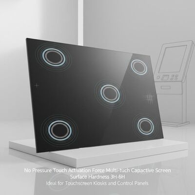 Non pressione Forza di attivazione del tocco Multi-touch schermo capacitivo con durezza superficiale 3H-6H Ideale per chioschi touchscreen e pannelli di controllo